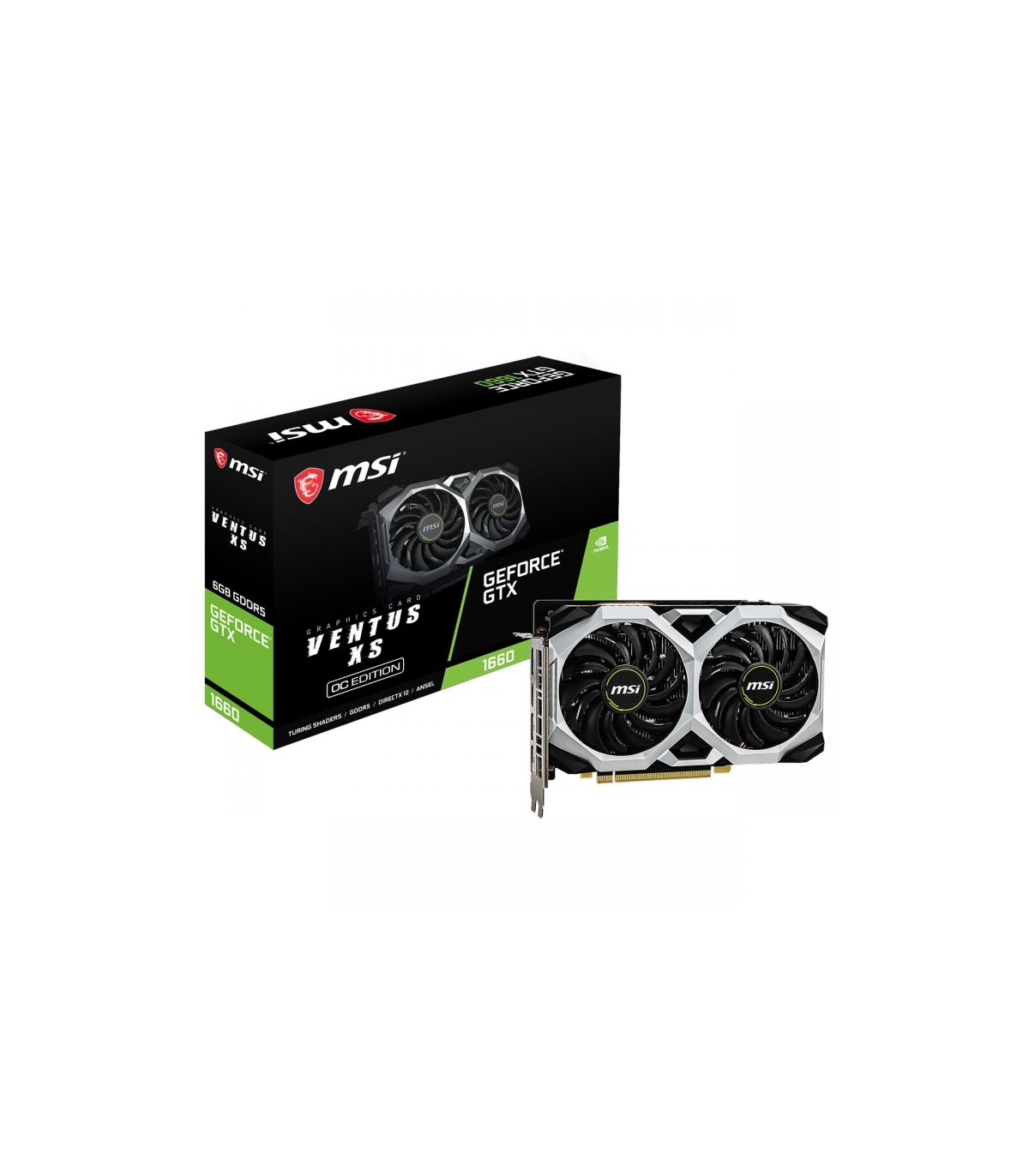 MSI GEFORCE GTX1650 VENTUS XS 4G OC GEFORCE GTX1650 グラフィックス