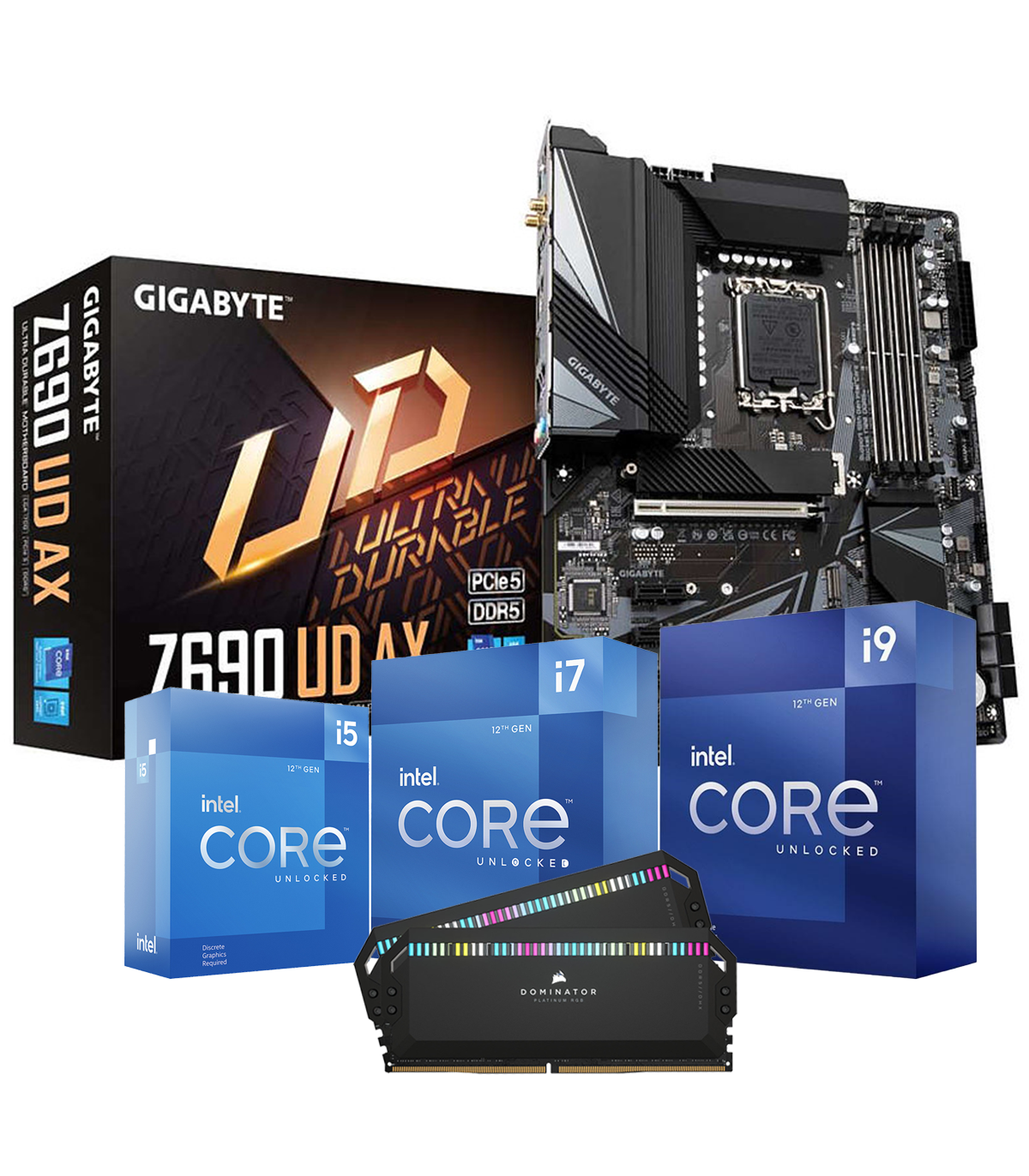 Kit Upgrade évolution PC 12ème Génération - Carte mère Gigabyte +  Processeur Intel + 8 GB RAM + SSD 240 Go +Win11 - Cdiscount Informatique