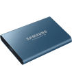 Disque dur SSD SAMSUNG SSD 500GB T5 EXTERNAL SSD BLUE sur PowerLab.fr