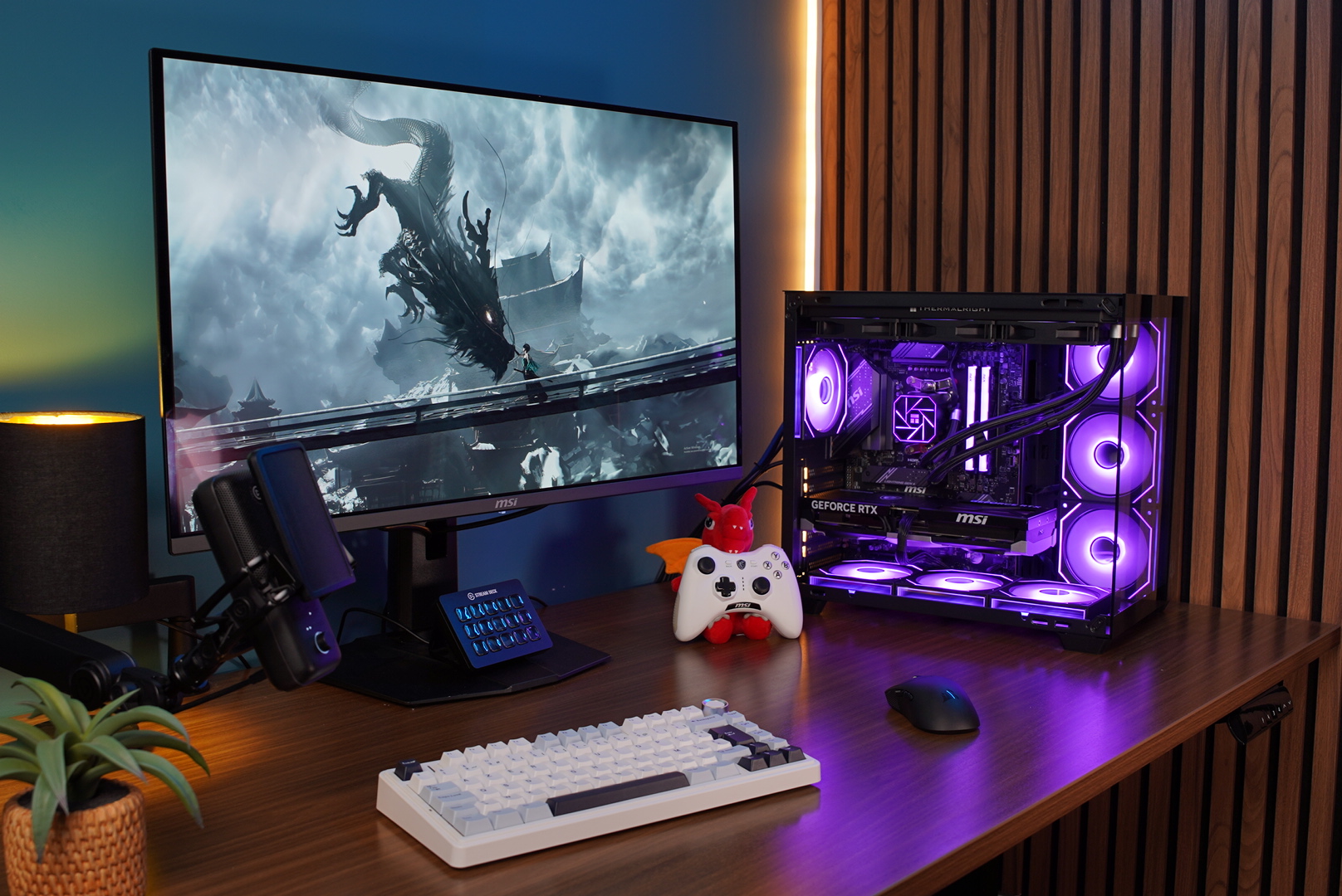 Setup avec le PC Gamer DARK