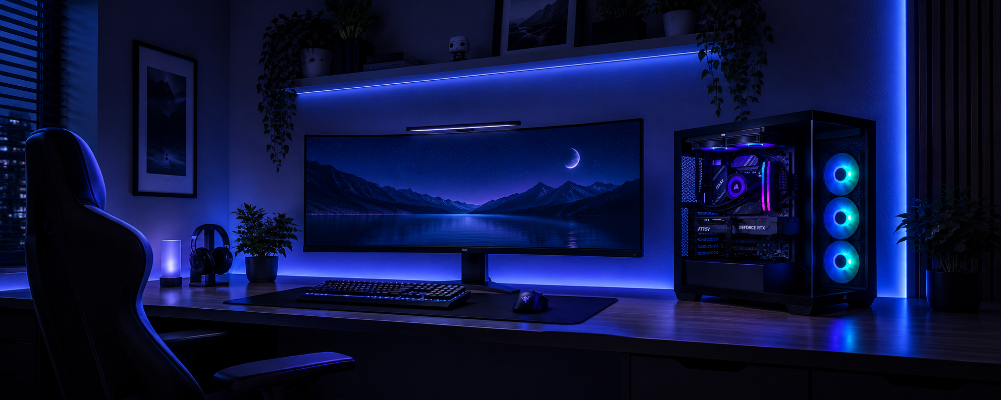 Configuration de jeu équipée de NVIDIA GeForce RTX 5070 12 Go et AMD Ryzen 7 7800X3D (4.2GHz/5.0GHz)