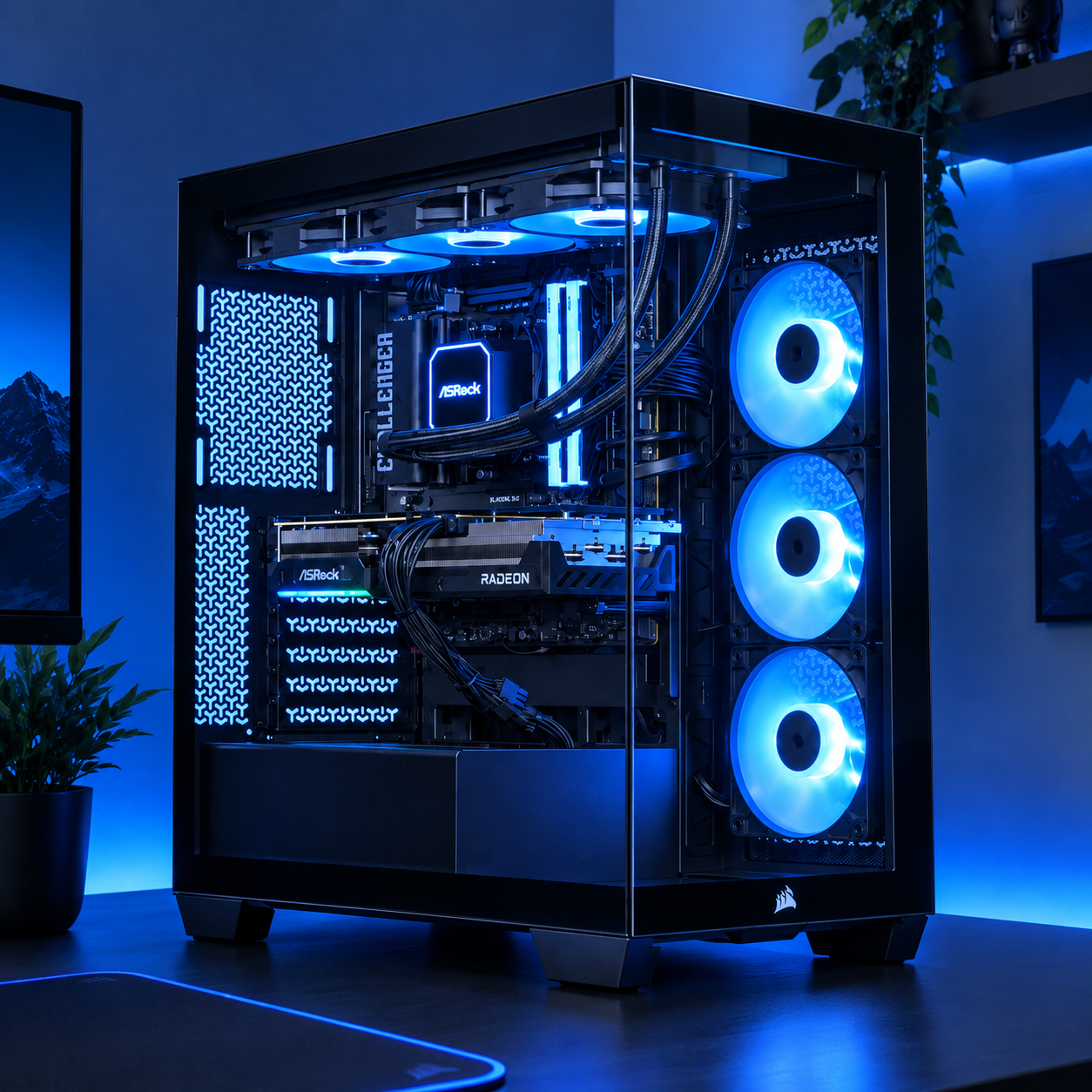 Processeur AMD Ryzen 7 7800X3D (4.2GHz/5.0GHz) sur la carte mère ASRock B850M Challenger WiFi