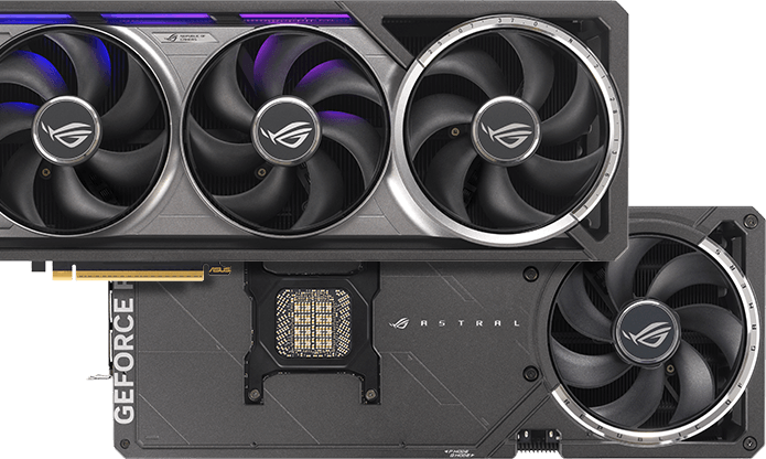 Carte graphique ROG Astral et son quatrième ventilateur