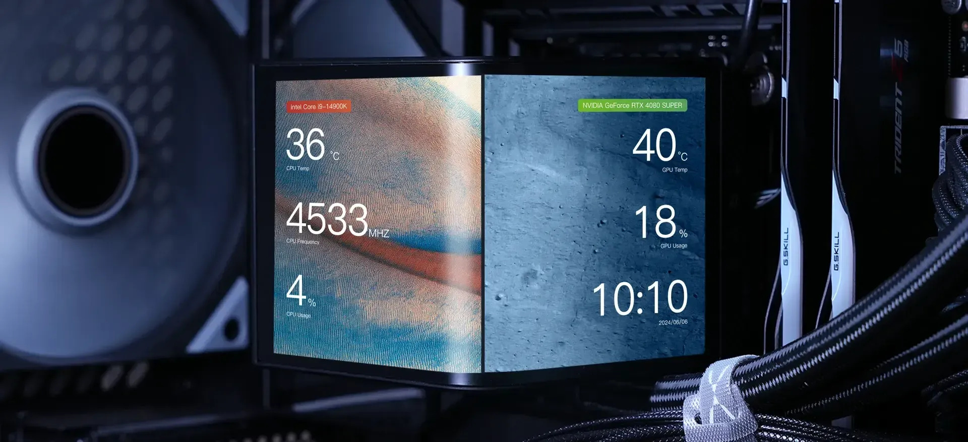 Watercooling TRYX Panorama SE 360 ARGB - Blanc avec écran AMOLED incurvé