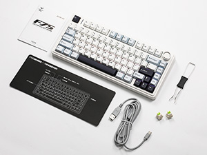 Contenu de la boîte du clavier AULA F75