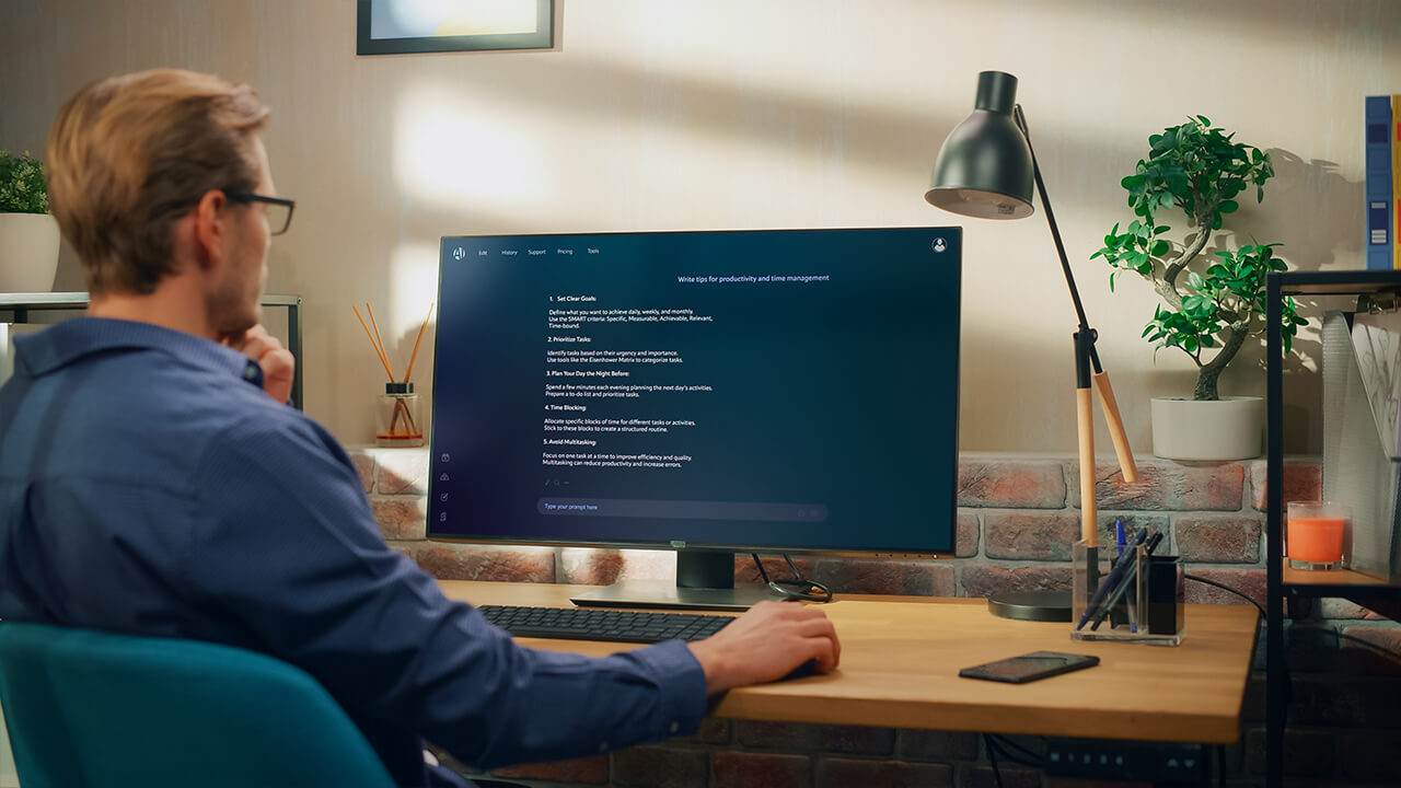 PC sur mesure ASUS pour exécuter des applications d'IA en local