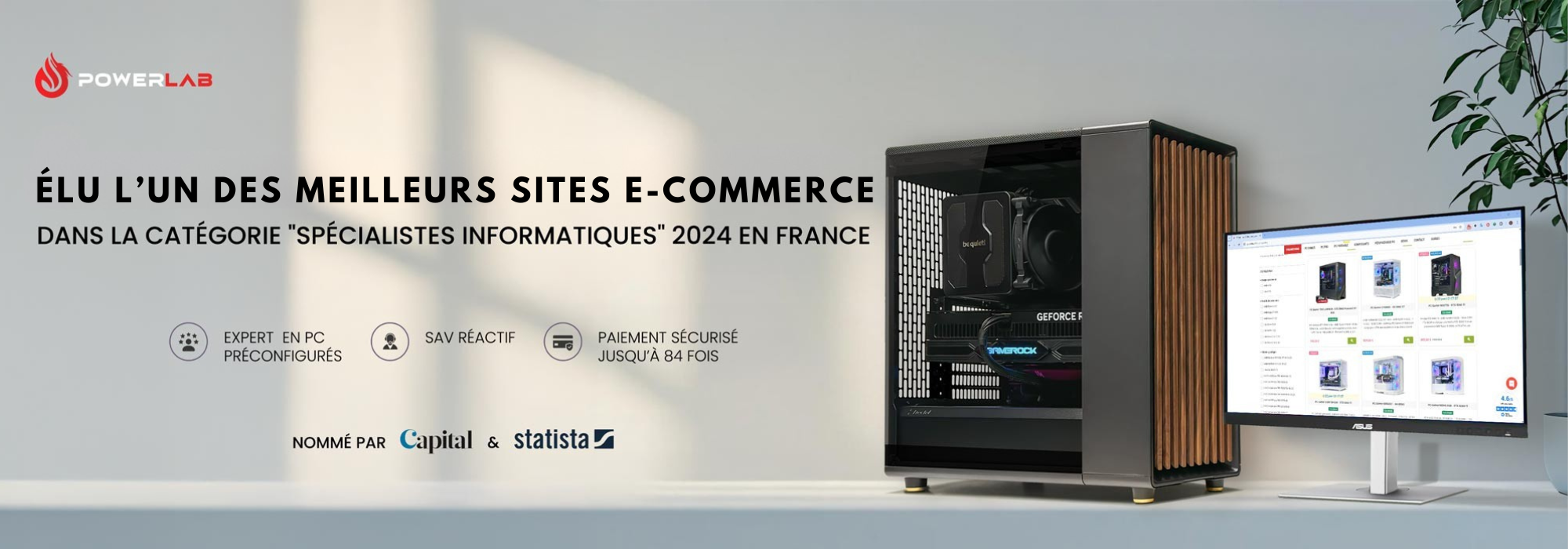 l'un des meilleur site 2024 par Statista et Capital