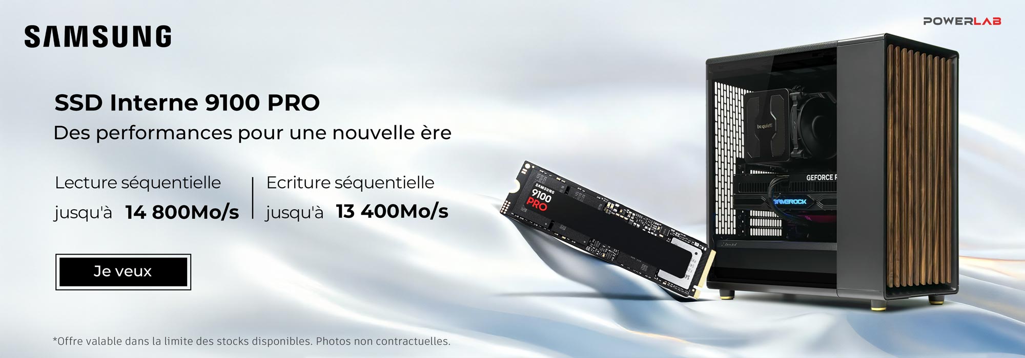 SAMSUNG SSD Interne 9100 PRO PC PROFESIONNEL