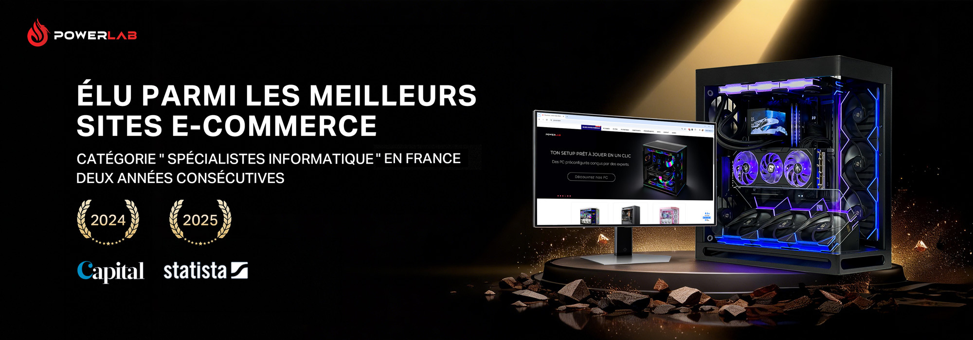 l'un des meilleur site 2025 par Statista et Capital